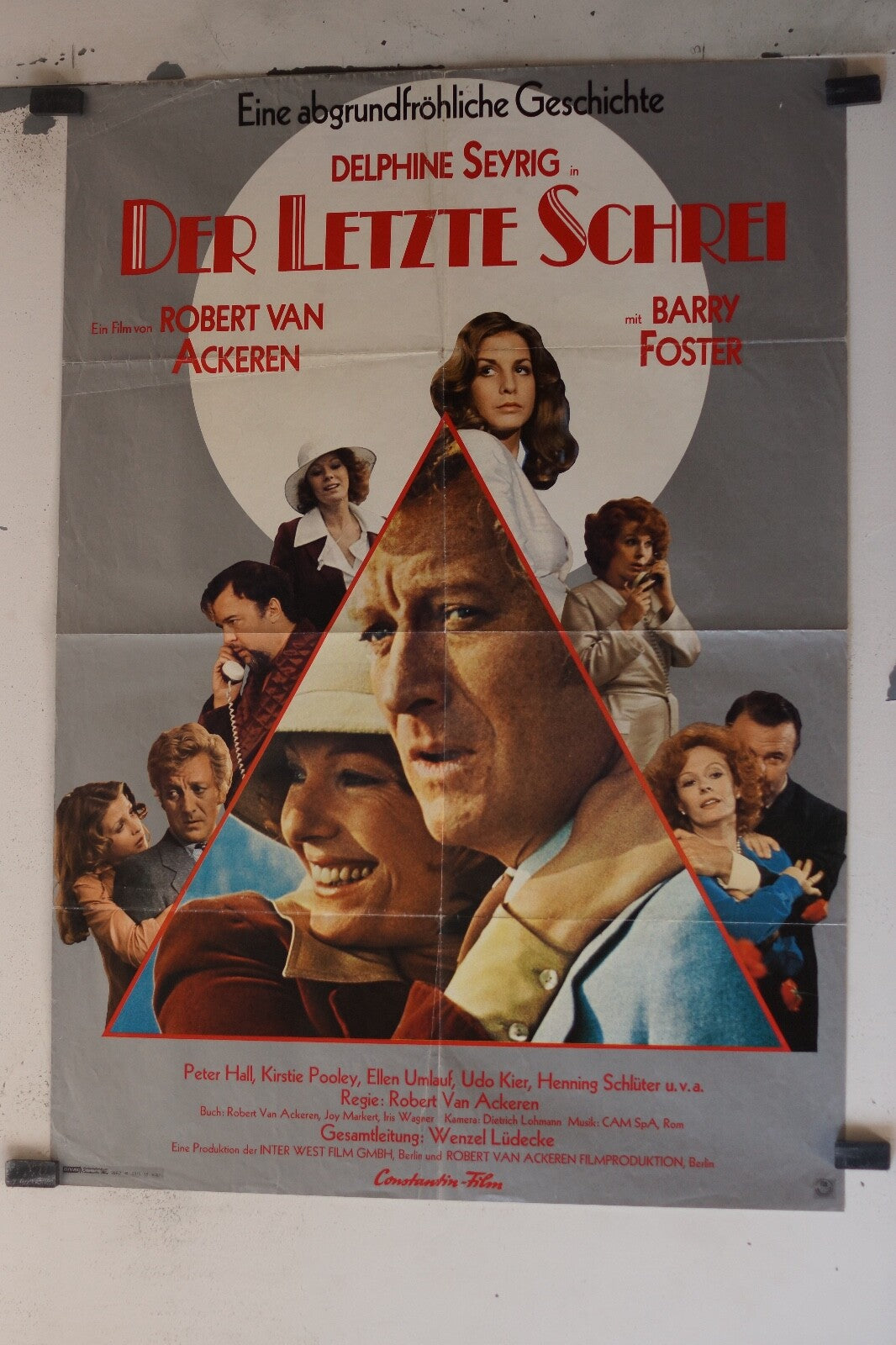 DER LETZTE SCHREI (70X100) ORIGINAL MOVIE POSTER DELPHINE SEYRIG – ROBERT VAN