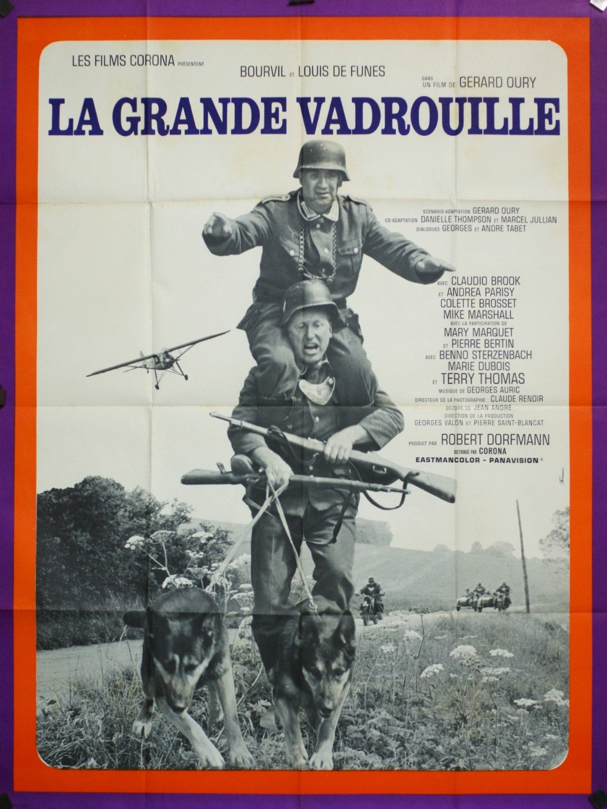 LA GRANDE VADROUILLE LOUIS DE FUNÈS MOVIE POSTER ORIGINAL 120x160