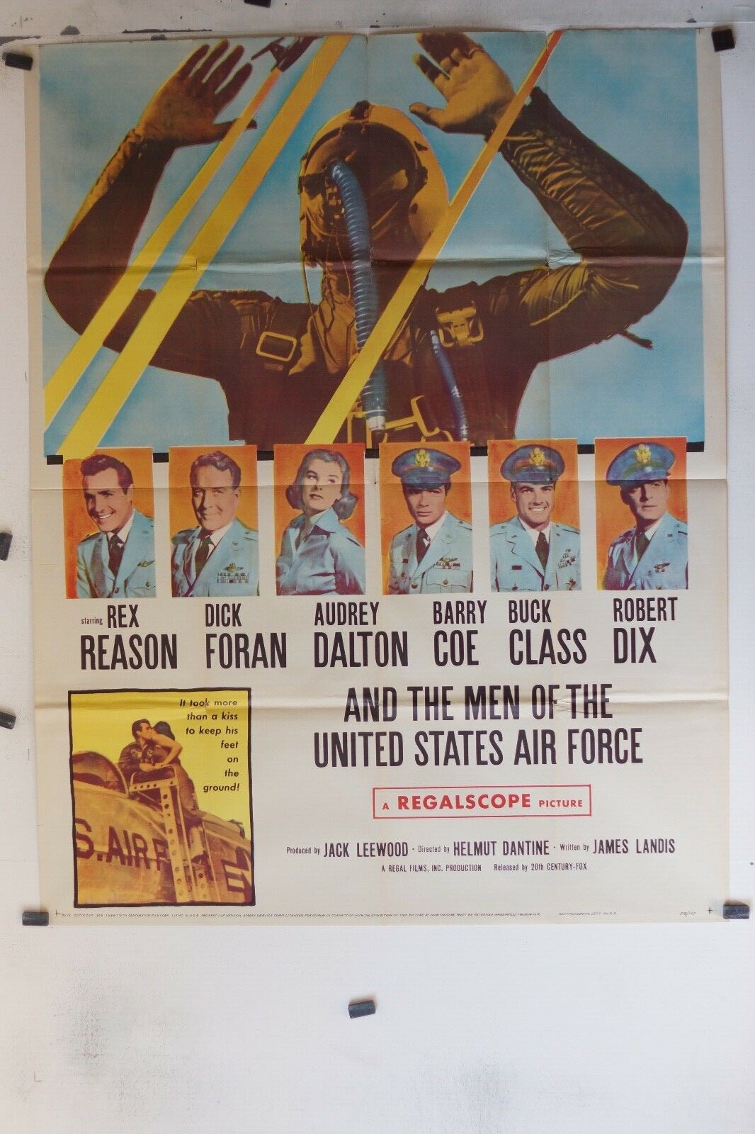 (THUNDERING JETS) AND THE MEN OF THE UNITED STATES AIR FORCE MOVIE POSTER 69x103