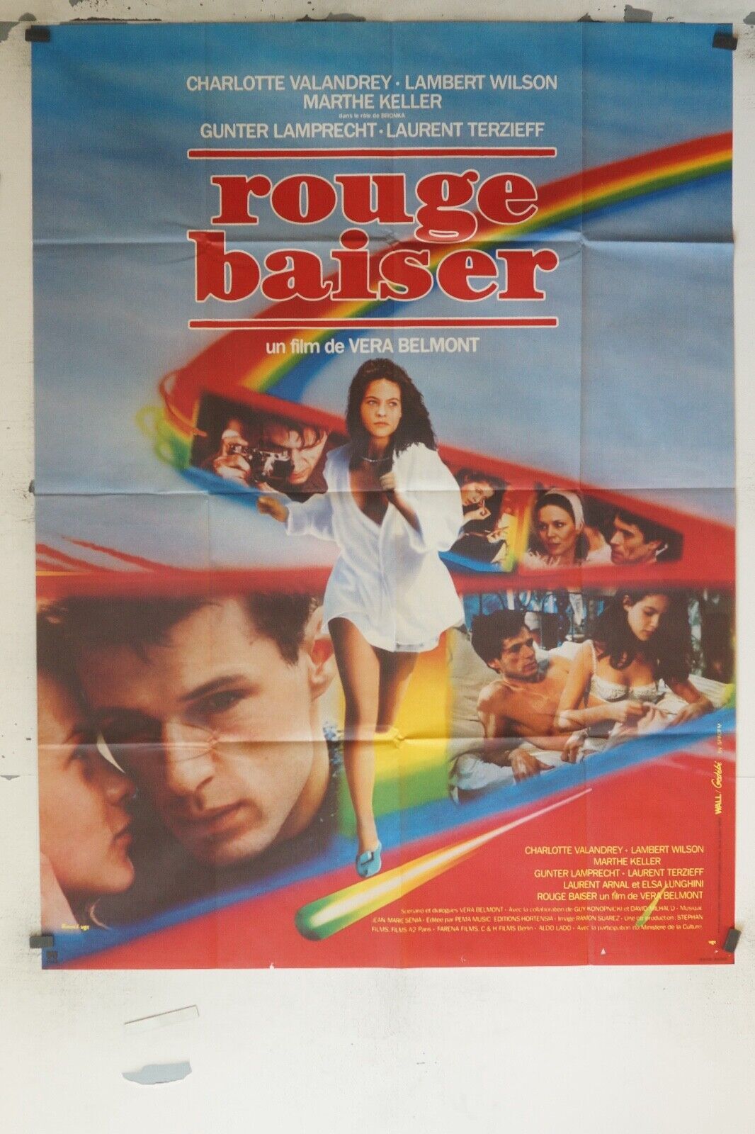 ROUGE BAISER MOVIE POSTER ORIGINAL (120x160) CHARLOTTE VALANDREY