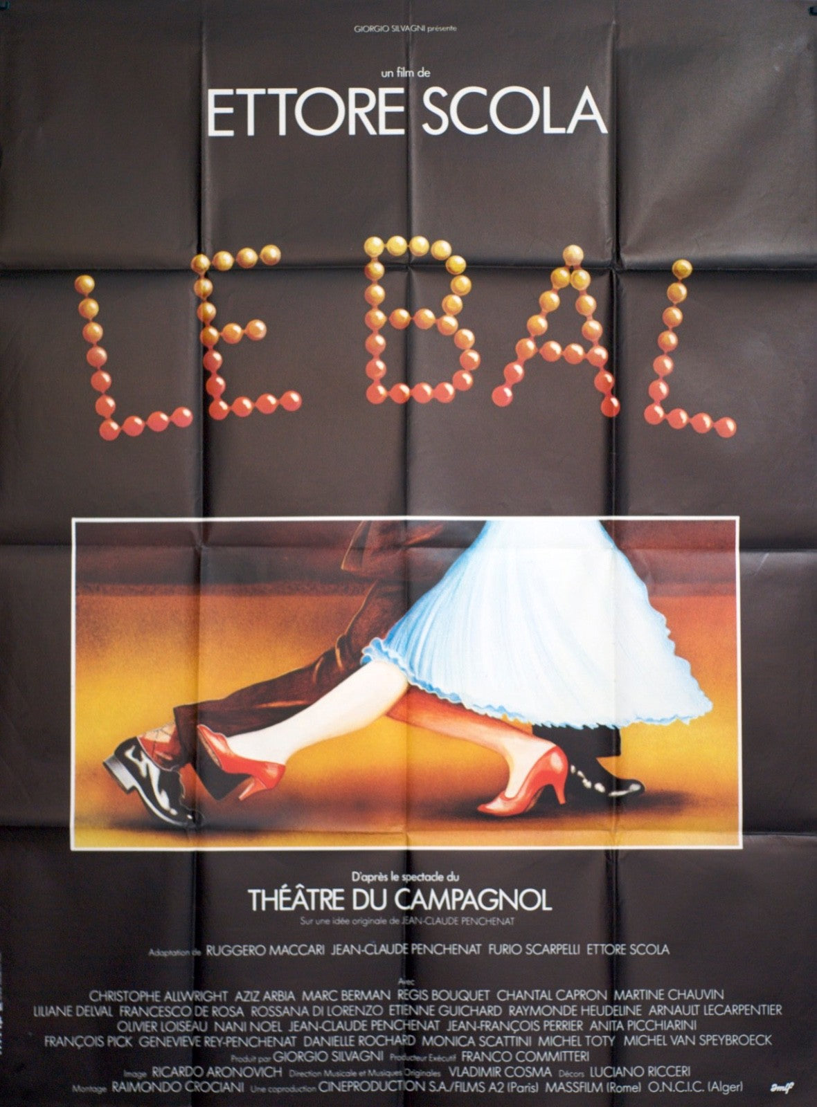 LE BAL ETTORE SCOLA MOVIE POSTER ORIGINAL (120X160)