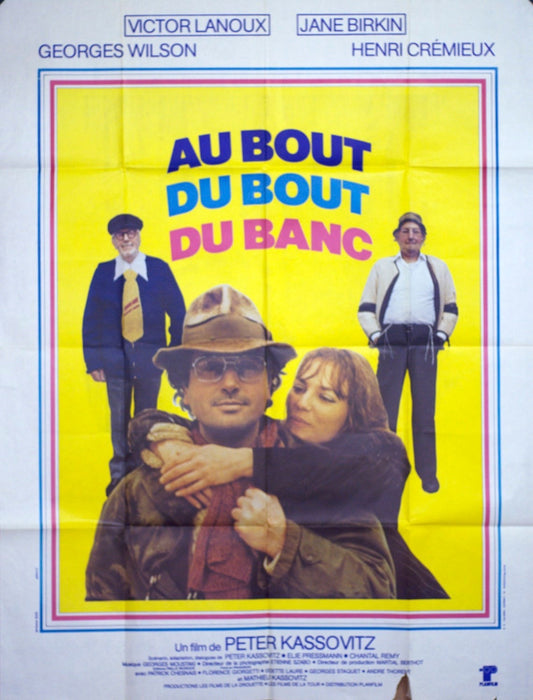 AU BOUT DU BOUT DU BANC VICTOR LANOUX movie poster ORIGINAL 120x160
