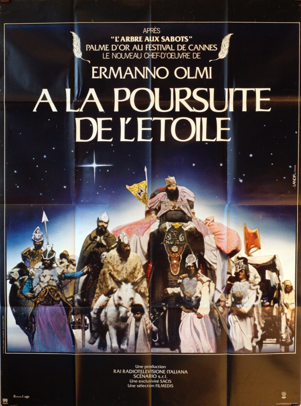 A LA POURSUITE DE L’ÉTOILE ORIGINAL MOVIE POSTER 120x160 ERMANNO OLMI