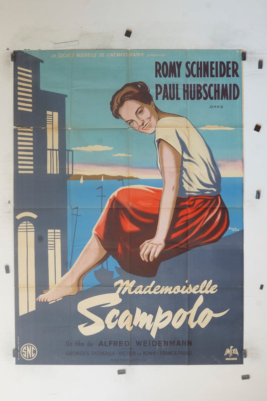MADEMOISELLE SCAMPOLO ROMY SCHNEIDER MOVIE POSTER ORIGINAL 120x160