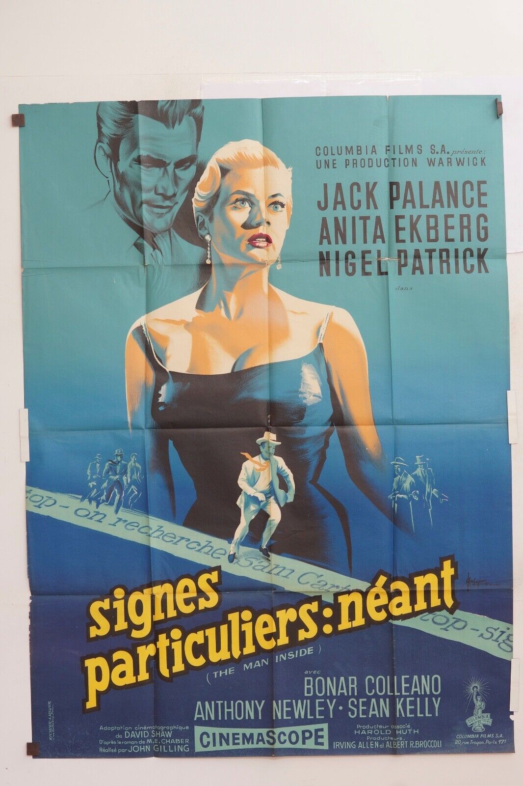 SIGNES PARTICULIERS : NÉANT MOVIE POSTER ORIGINAL 120x160 PHILIPPE NOIRET