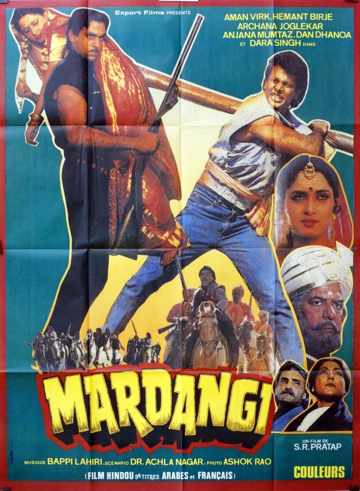 MARDANGI MOVIE POSTER ORIGINAL 120x160 AMAN VIRK