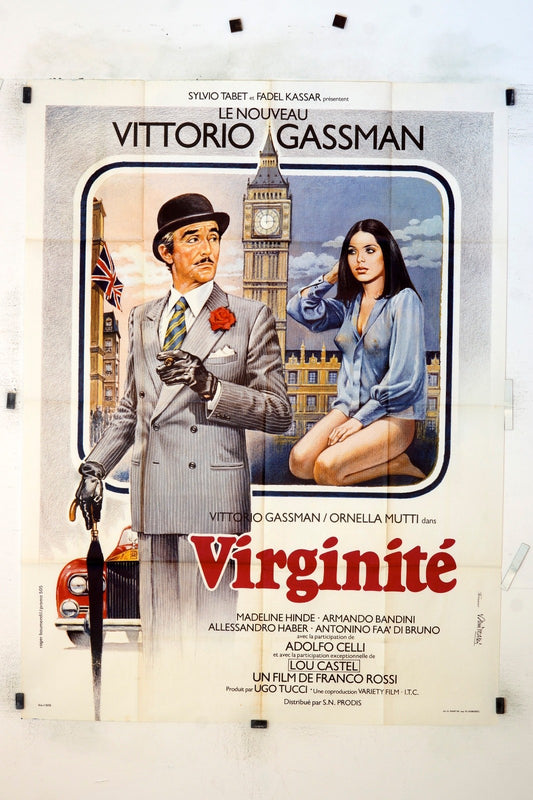 VIRGINITÉ VITTORIO GASSMAN MOVIE POSTER 120x160