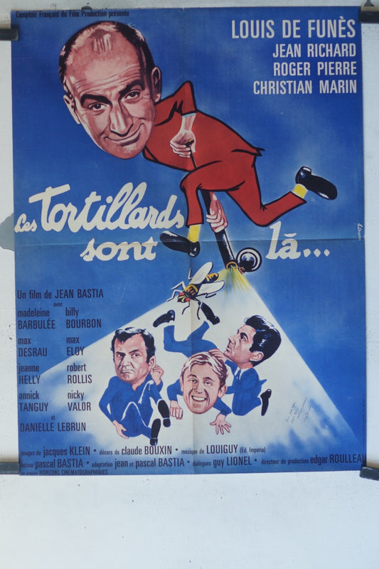 TORTILLARDS SONT LA.. (LES) MOVIE POSTER ORIGINAL (60X80) Louis de funès 