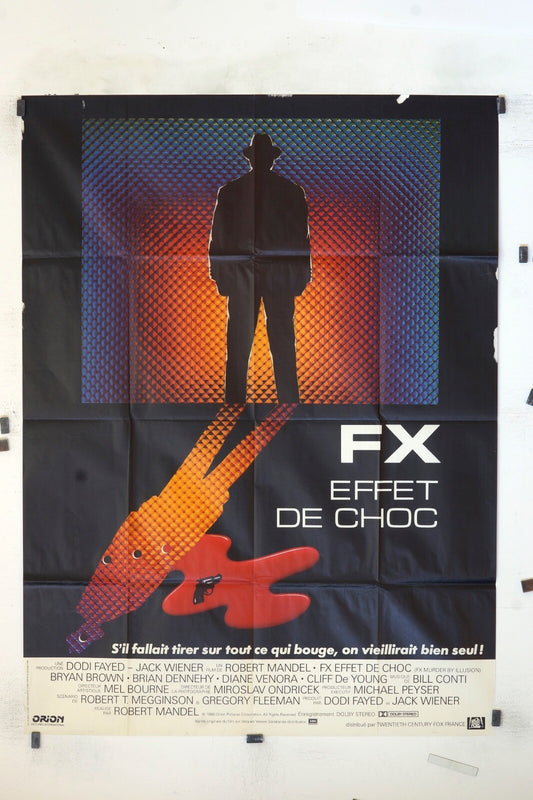 FX EFFET CHOC ROBERT MANDEL MOVIE POSTER ORIGINAL 120x160