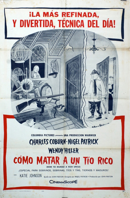 COMO MATAR A UN TIO RICO (Spanish Edition) ORIGINAL 68x104