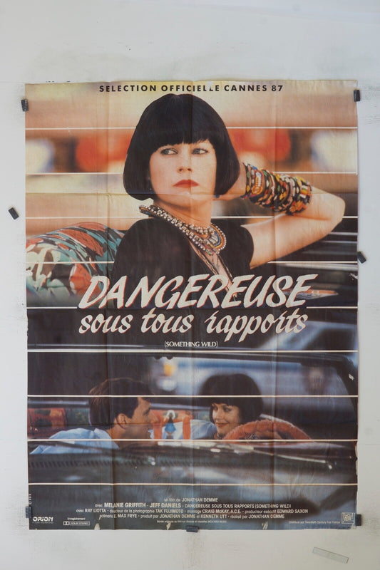 DANGEUREUSE SOUS TOUS LES RAPPORTS POSTER ORIGINAL 120x160 MÉLANIE GRIFFITH