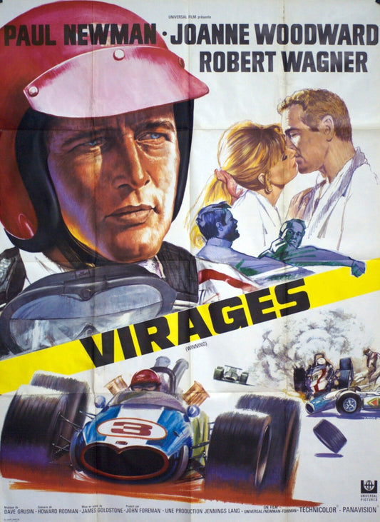 VIRAGES MOVIE POSTER ORIGINAL 120x160  PAUL NEWMAN