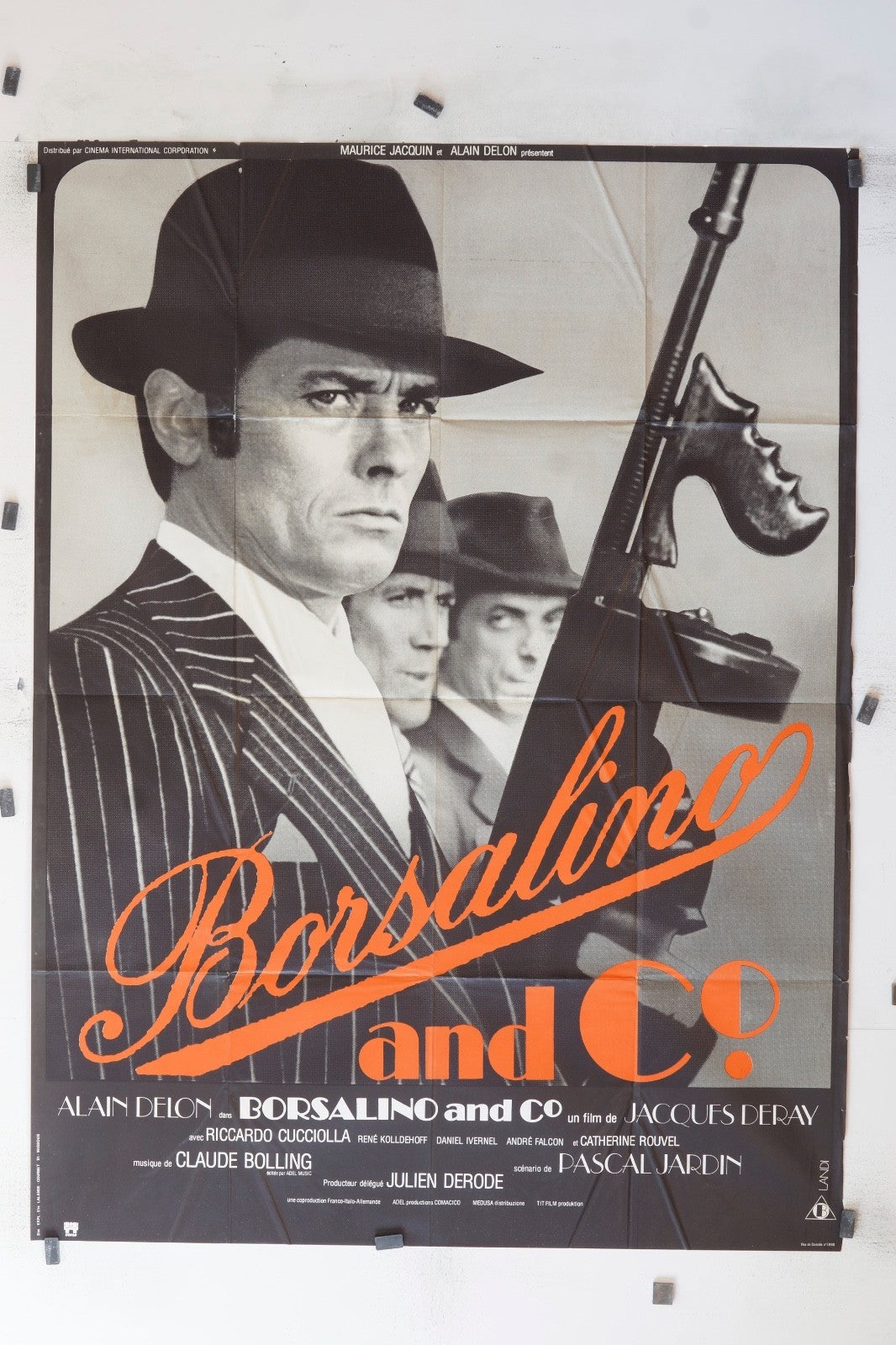 BORSALINO AND CO ALAIN DELON MOVIE POSTER ORIGINAL 120x160