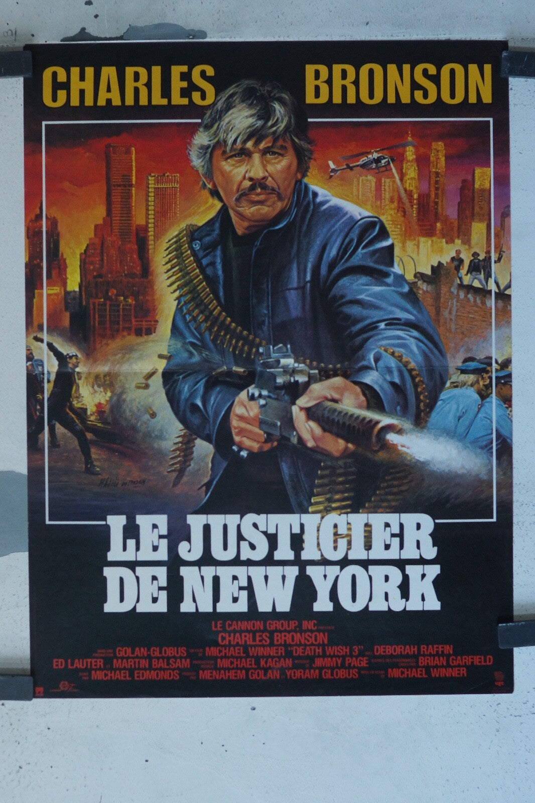 LE JUSTICIER DE NEW YORK POSTER ORIGINAL (40X60) CHARLES BRONSON