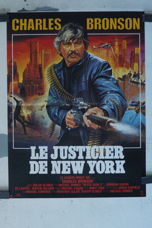 LE JUSTICIER DE NEW YORK POSTER ORIGINAL (40X60) CHARLES BRONSON