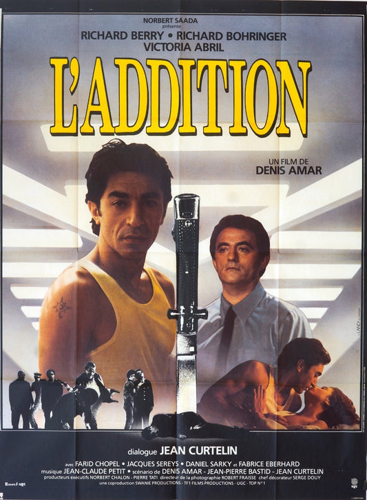 L’ADDITION  RICHARD BERRY MOVIE POSTER ORIGINAL 120x160
