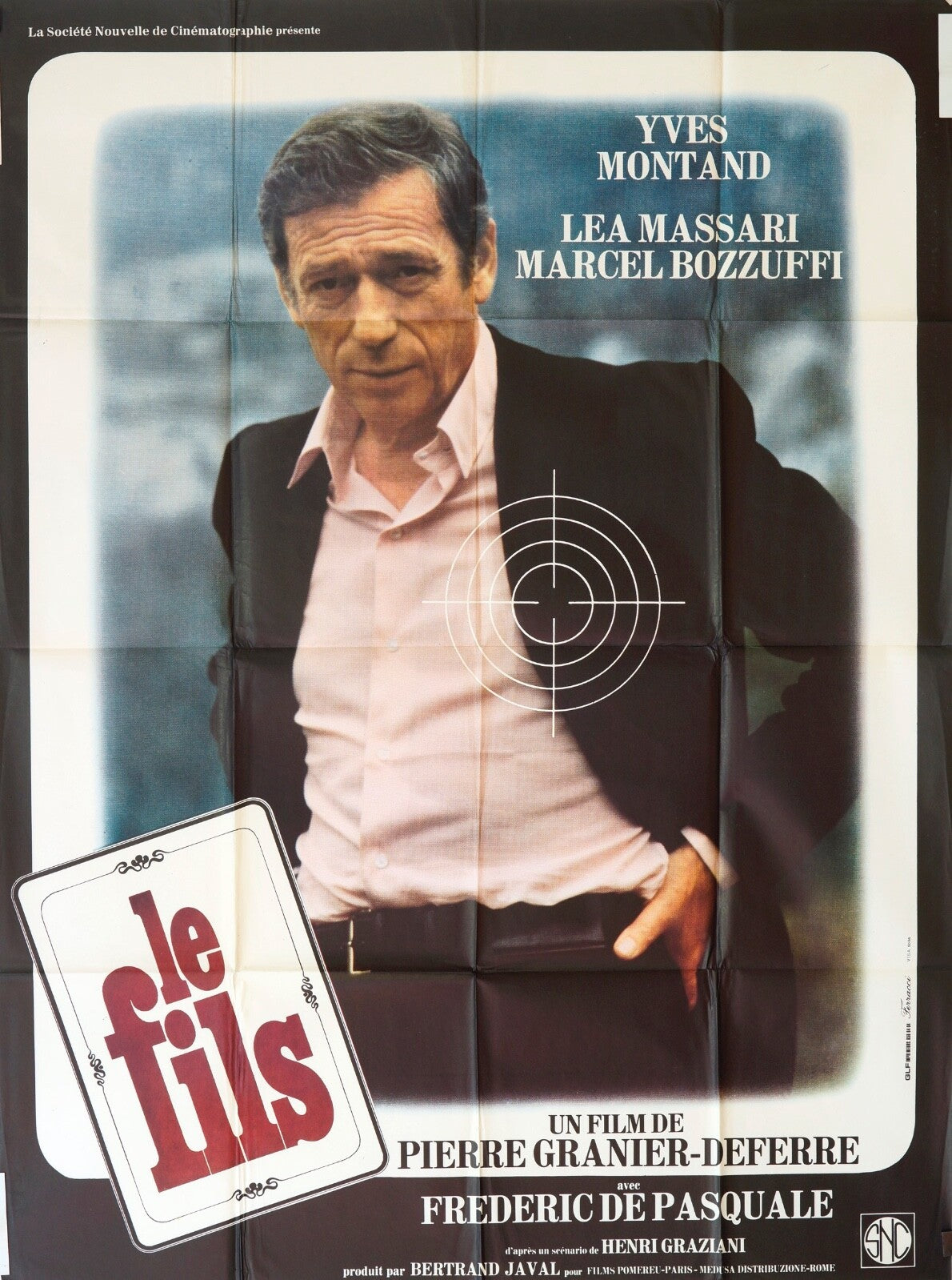 LE FILS MOVIE POSTER ORIGINAL 120x160 YVES MONTAND