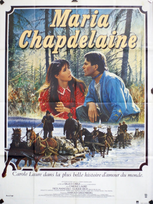 MARIA CHAPDELAINE CAROLE LAURE  MOVIE POSTER ORIGINAL 120x160