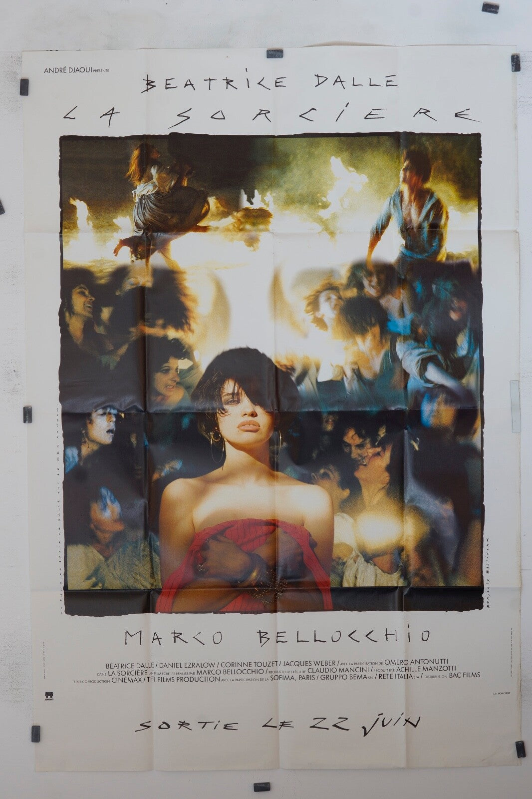 LA SORCIÈRE BÉATRICE DALLE MOVIE POSTER ORIGINAL 120x160