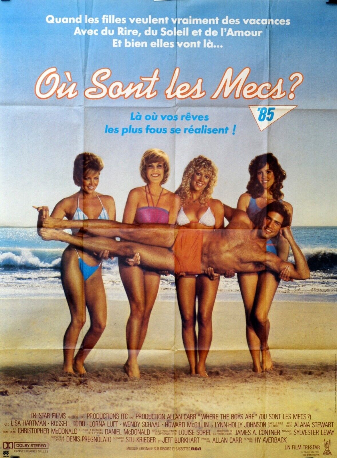 OU SONT LES MECS POSTER ORIGINAL120x160 LISA HARTMAN