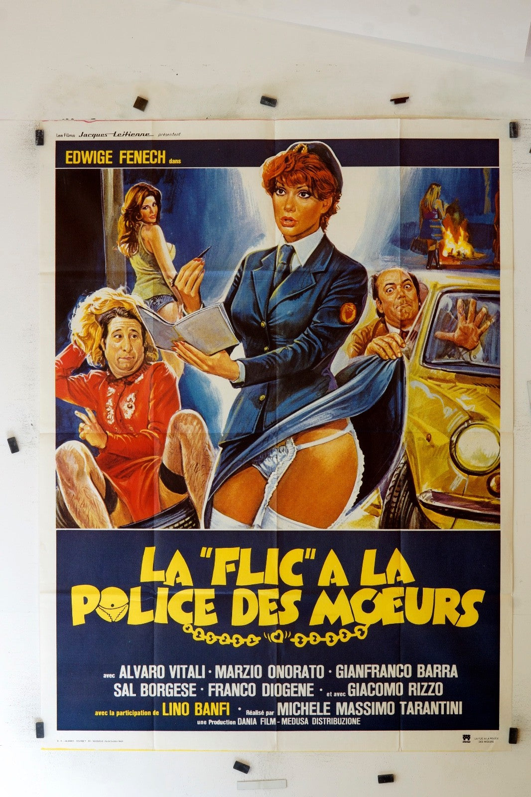 LA FLIC À LA POLICE DES MŒURS AL VARO VITALI MOVIE POSTER ORIGINAL (120X160)