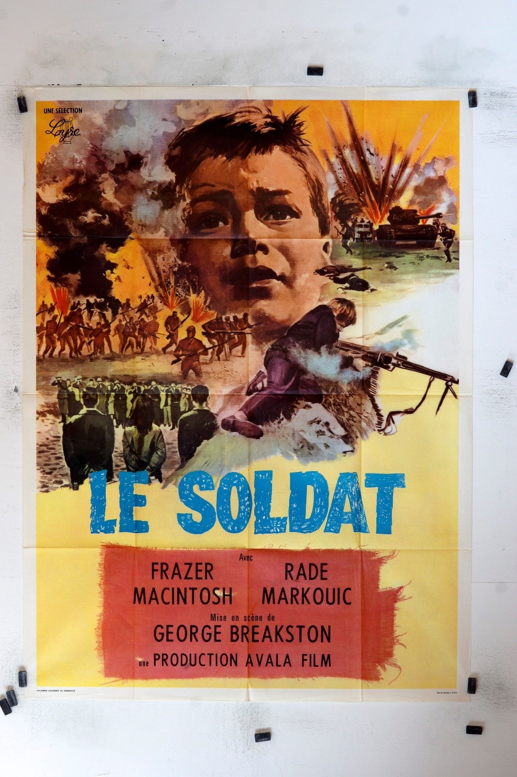 LE SOLDAT FRAZER MACINTOSH MOVIE POSTER ORIGINAL (120X160)