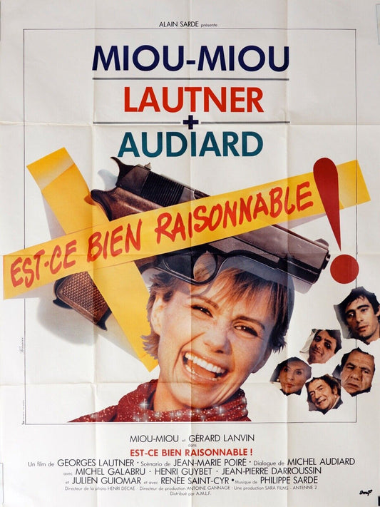 EST-CE BIEN RAISONNABLE MOVIE POSTER ORIGINAL 120x160 MIOU-MIOU