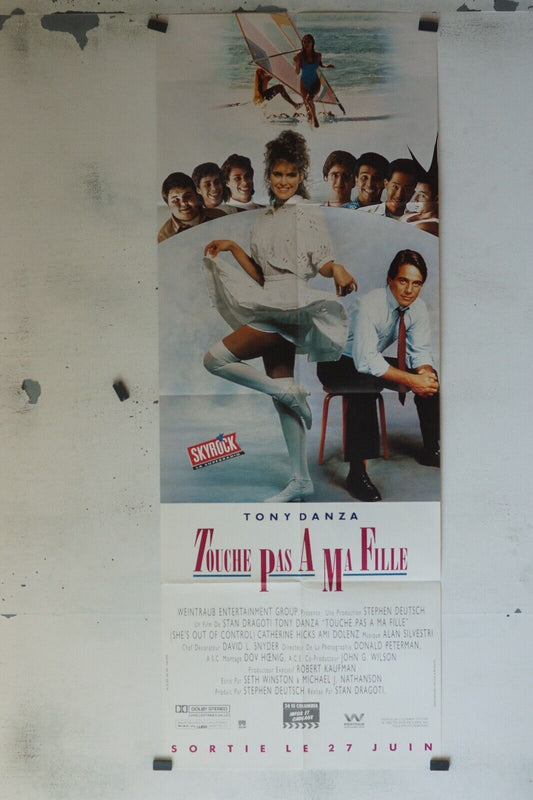 TOUCHE PAS A MA FILLE MOVIE POSTER ORIGINAL 60x160 TONY DONZA