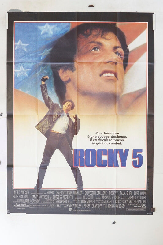 ROCKY 5 MOVIE POSTER ORIGINAL (120x160) SYLVESTER STALLONE