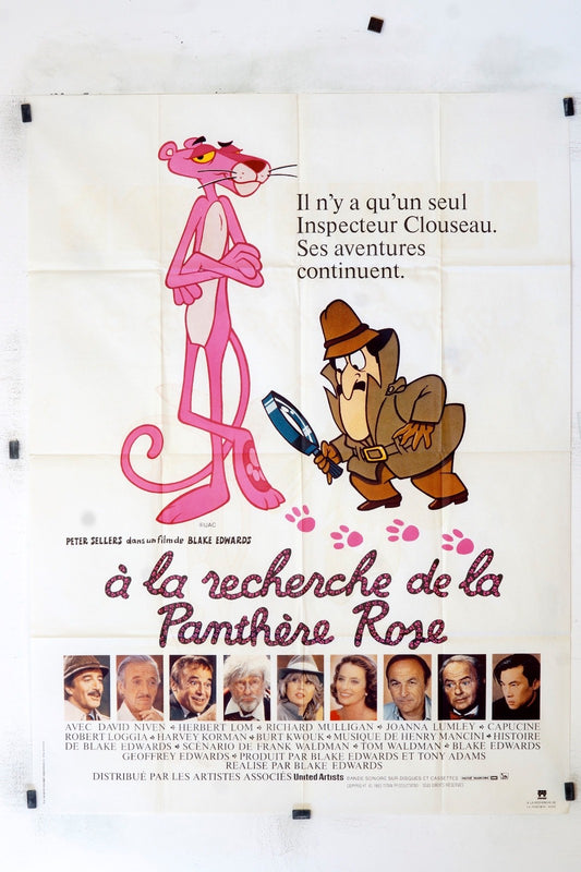 A LA RECHERCHE DE LA PANTHÈRE ROSE DAVID NIVEN MOVIE POSTER 120x160  JOHN WAYNE