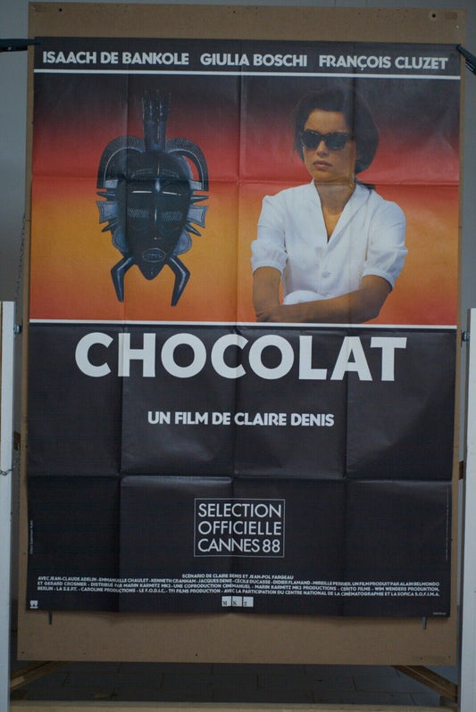 CHOCOLAT, CANNES 88 ORIGINAL MOVIE POSTER 120x160  CLAIRE DENIS