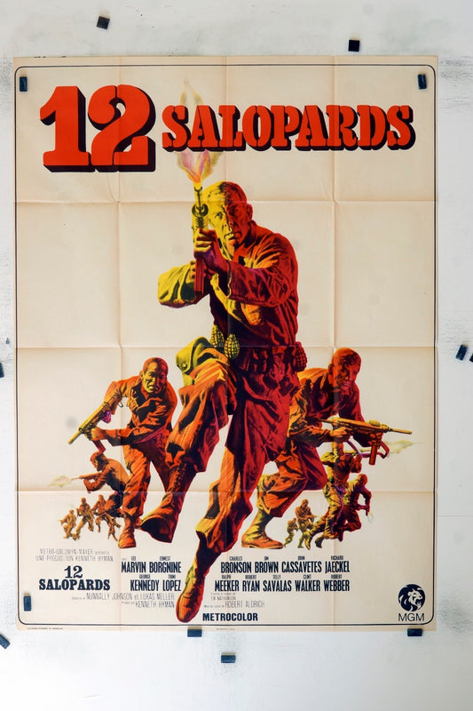 12 SALOPARDS LEE MARVYN MOVIE POSTER ORIGINAL 120x160