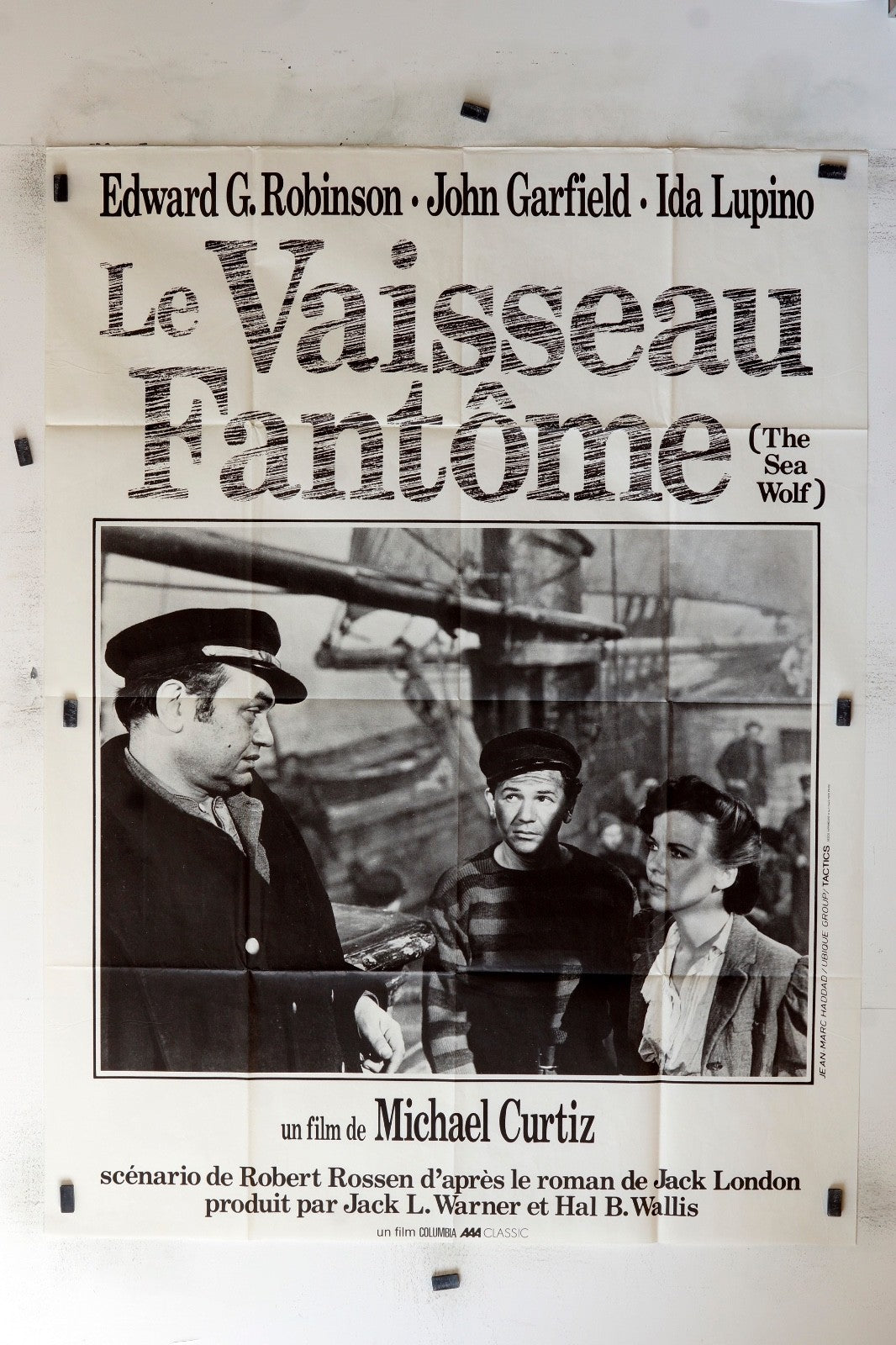 LE VAISSEAU FANTÔME MICHAEL CURTIZ 120x160 ORIGINAL MOVIE POSTER