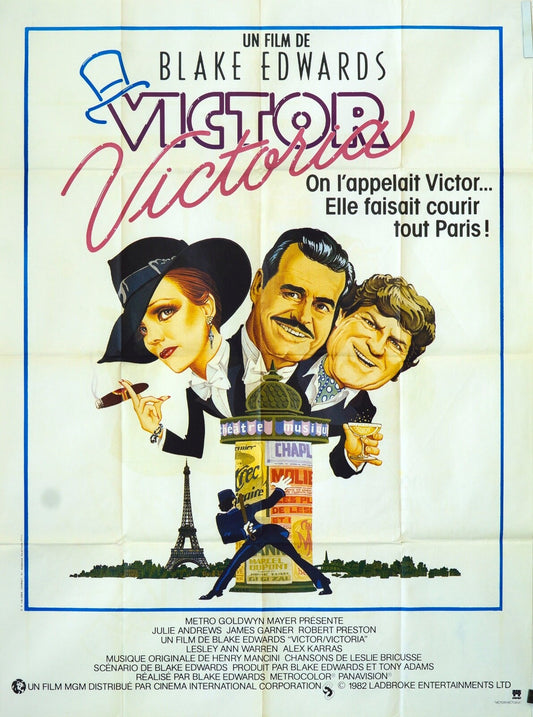 VICTOR VICTORIA MOVIE POSTER ORIGINAL 120x160  BLAKE EDWARDS