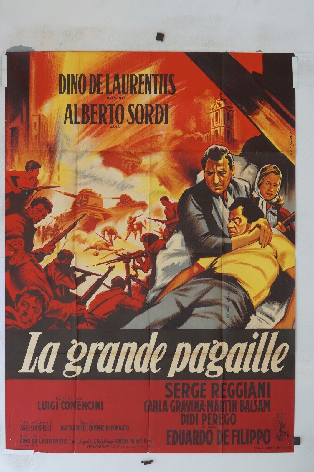 LA GRANDE PAGAILLE POSTER ORIGINAL 120x160 DINO DE LAURENTIIS