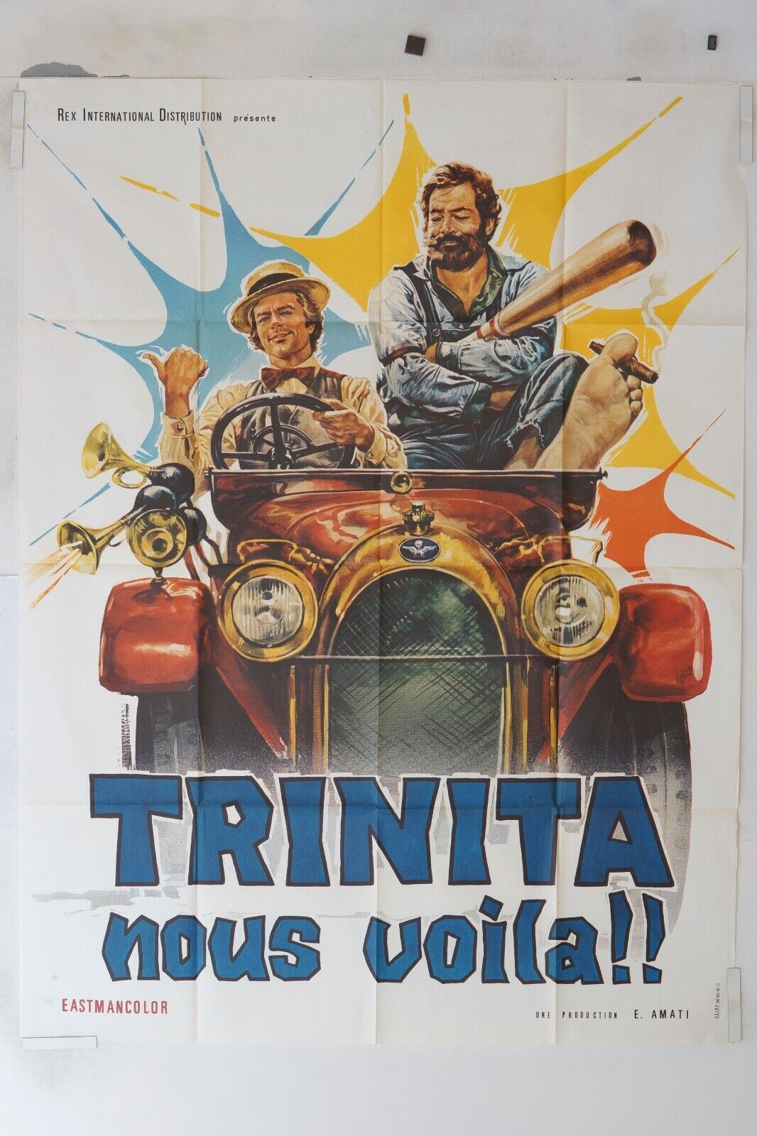 TRINITA NOUS VOILA !! ORIGINAL MOVIE POSTER 120x160