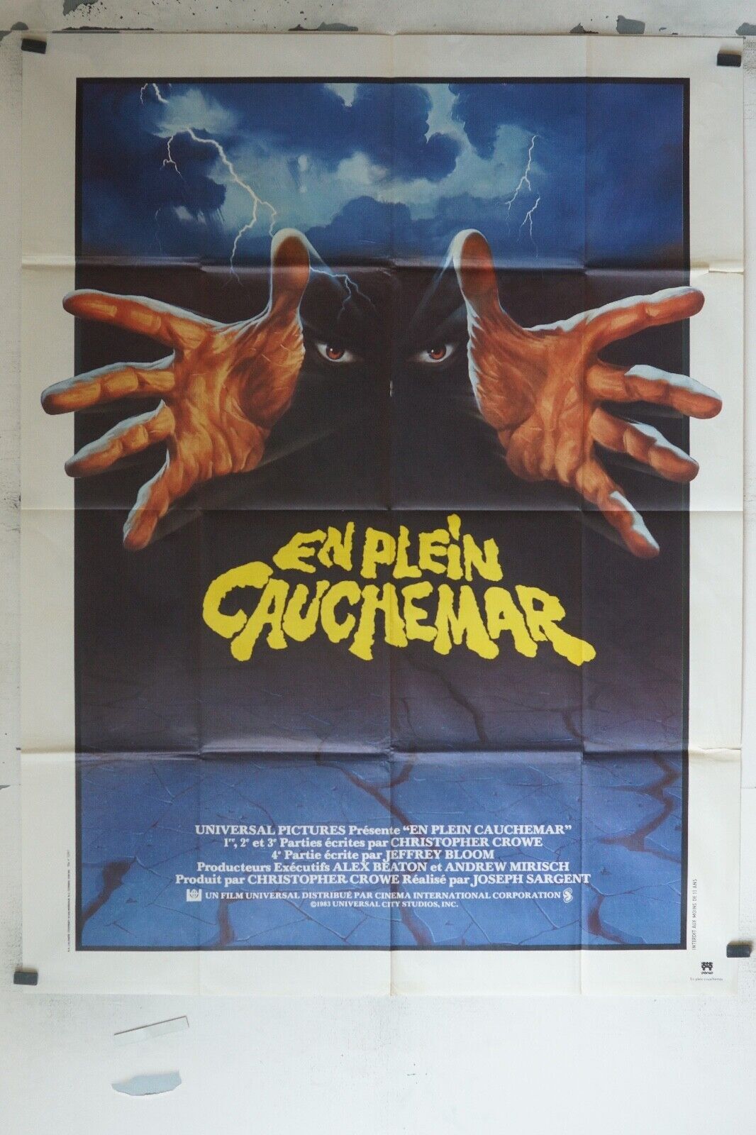 EN PLEIN CAUCHEMAR MOVIE POSTER ORIGINAL (120x160) JOSEPH SARGENT