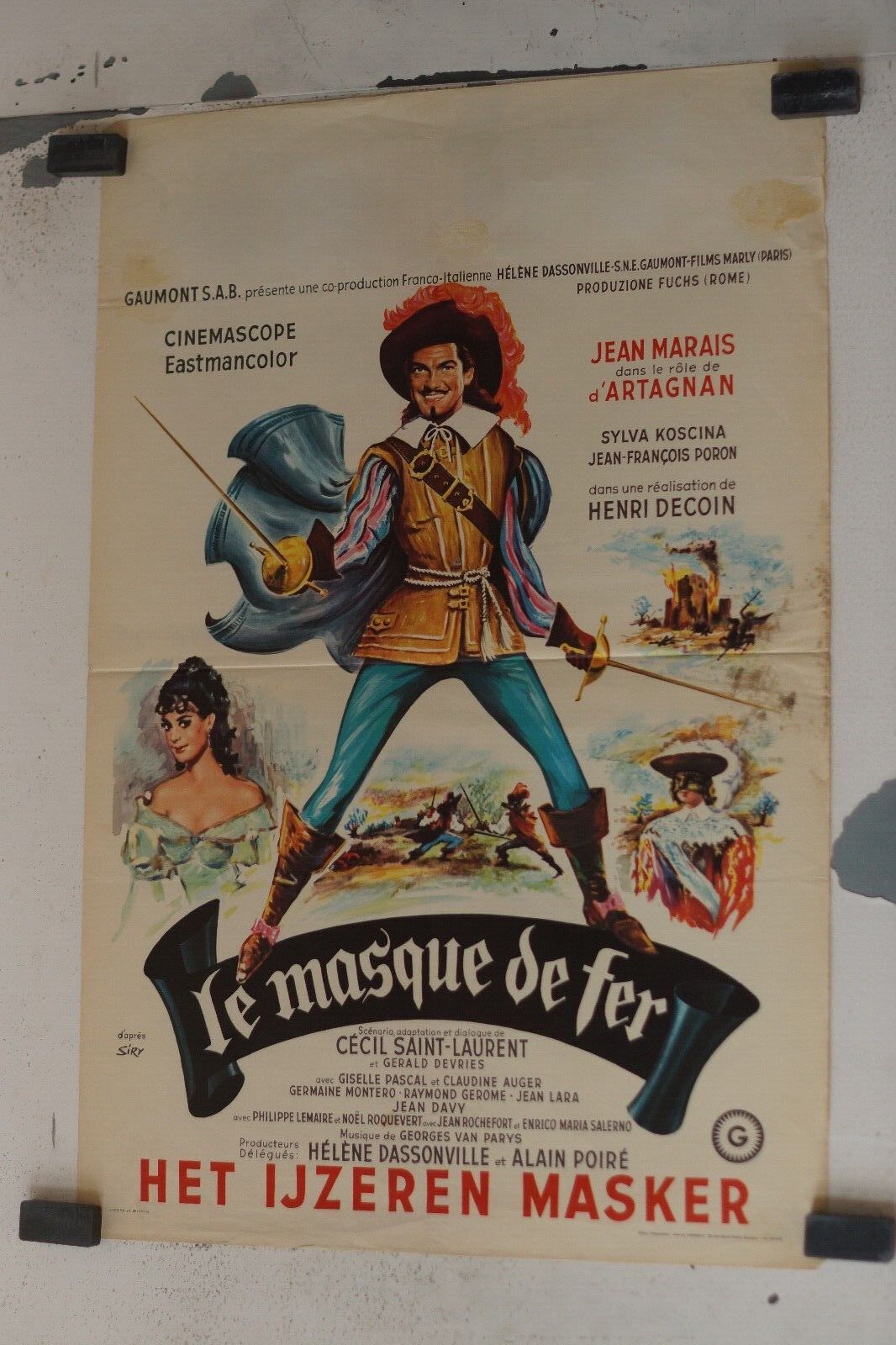 MASQUE DE FER (LE) (Belgian) ORIGINAL 30x55