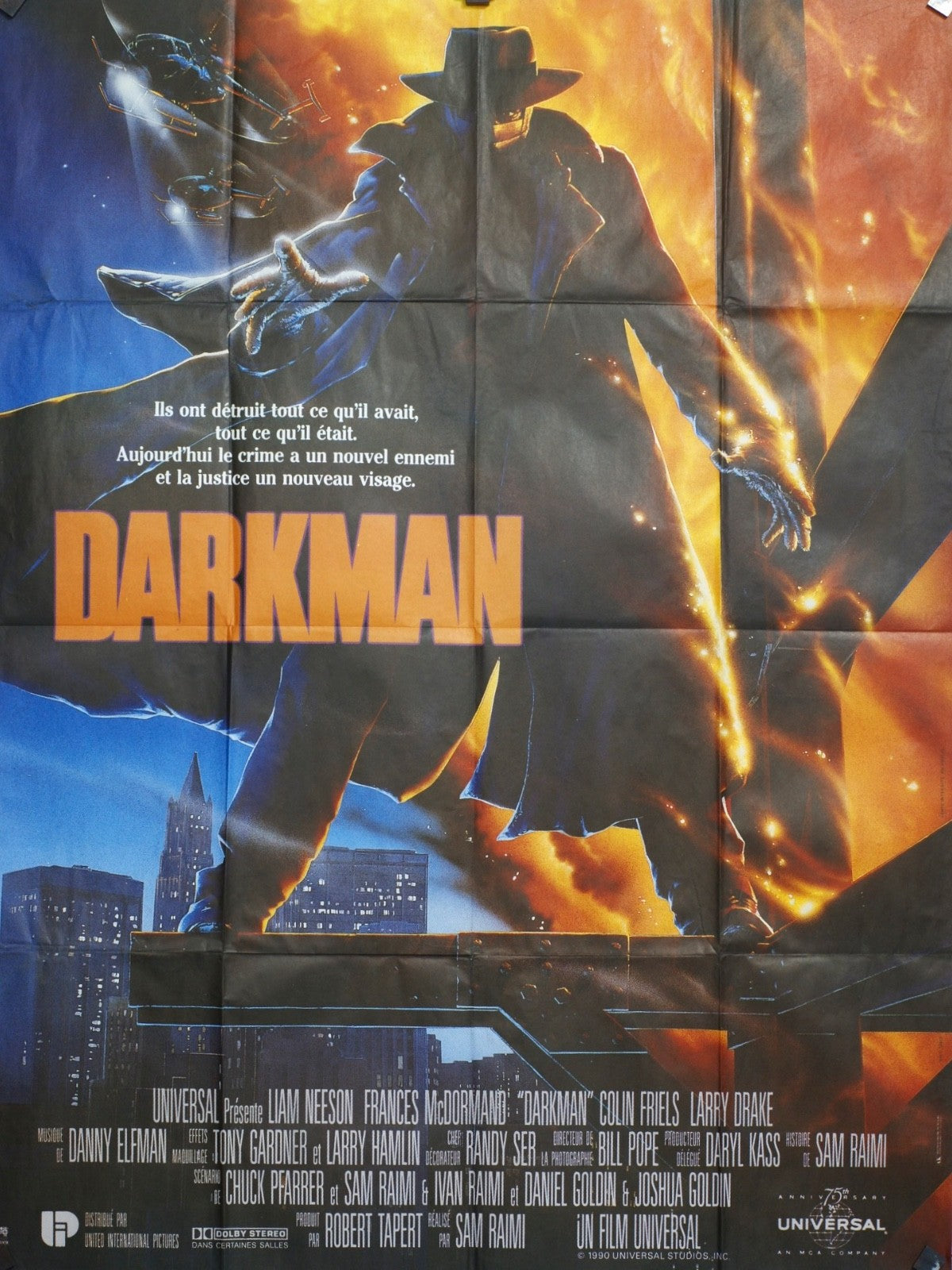 DARKMAN LIAM NEESON POSTER ORIGINAL 120x160