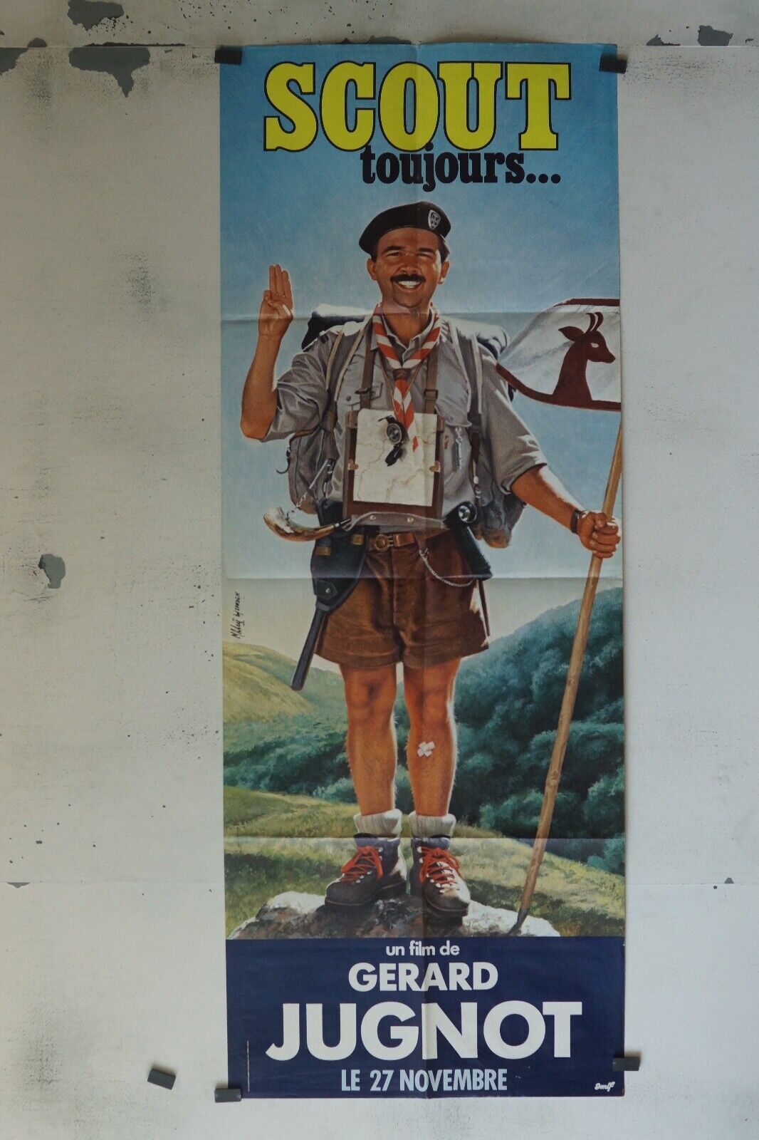 SCOUT TOUJOURS … 60x160 ORIGINAL GERARD JUGNOT