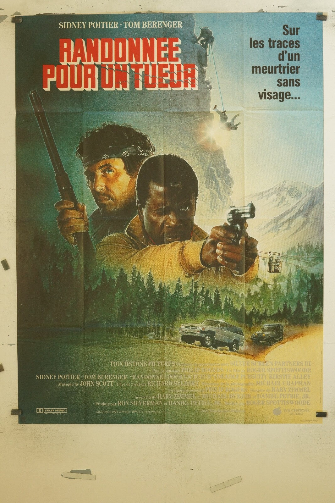 RANDONNÉE POUR UN TUEUR ORIGINAL120x160 SIDNEY POITIER, TOM BERENGER