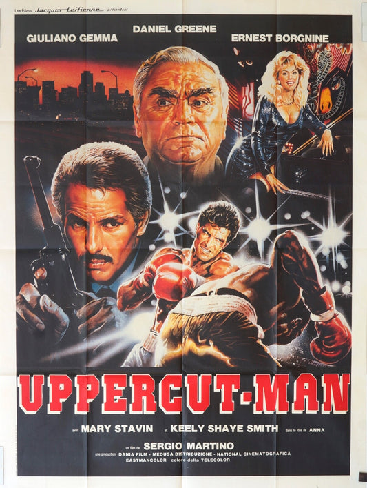 UPPERCUT-MAN ORIGINAL MOVIE POSTER 120x160 GIULIANO GEMMA