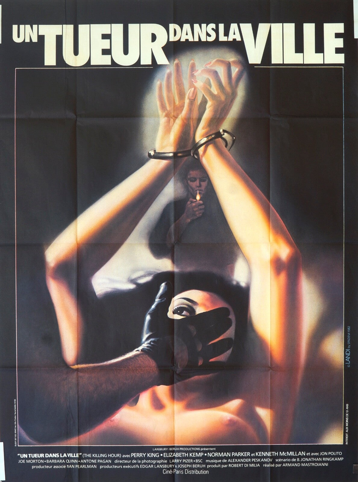 UN TUEUR DANS LA VILLE ORIGINAL MOVIE POSTER 120x160 PERRY KING