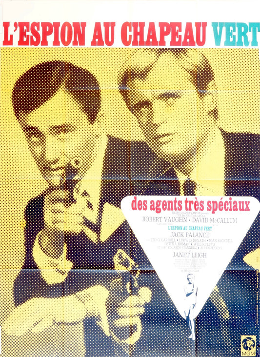 L’ESPION AU CHAPEAU VERT DES AGENTS TRÈS SPÉCIAUX MOVIE POSTER ORIGINAL 120x160