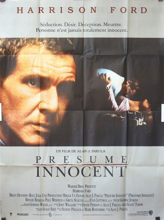 PRÉSUMÉ INNOCENT ORIGINAL MOVIE POSTER 120x160 HARRISON FORD