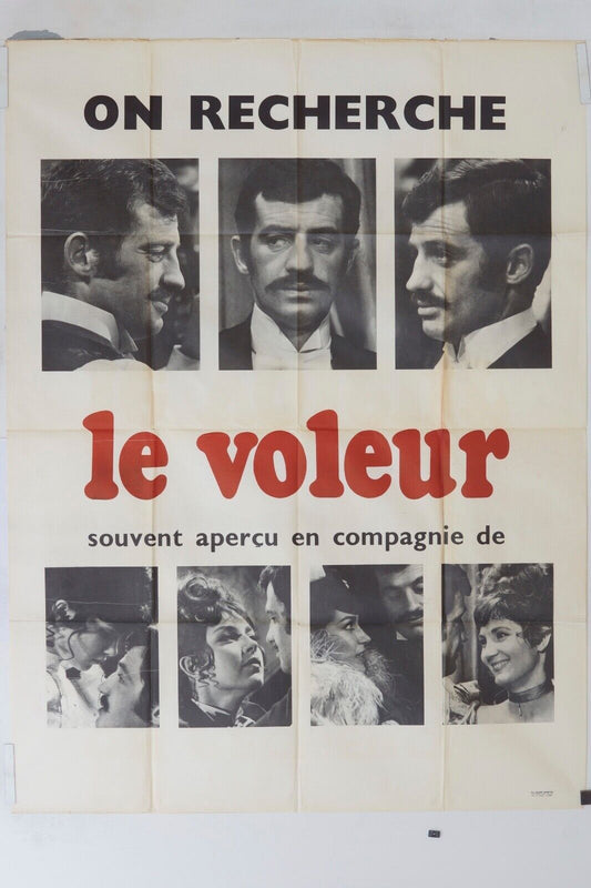ON RECHERCHE LE VOLEUR MOVIE POSTER ORIGINAL 120x160 Belmondo