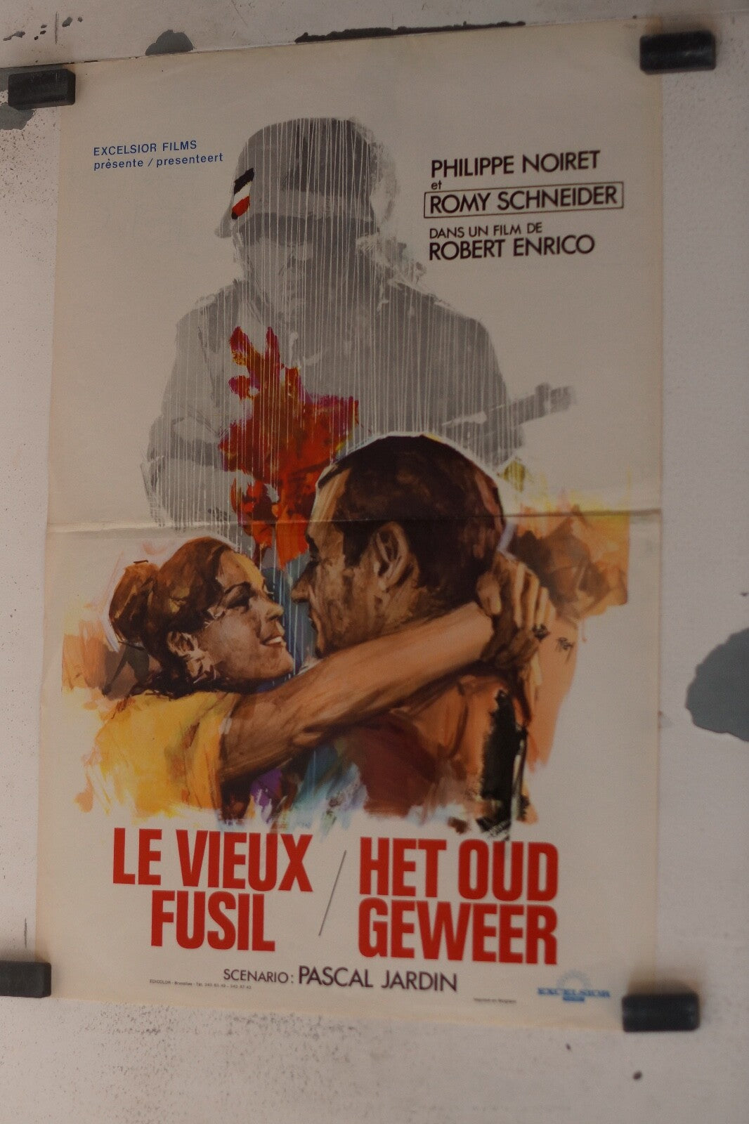 VIEUX FUSIL (LE) MOVIE POSTER 55x36 Philippe Noiret , Romy Schneider