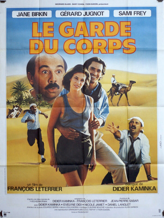 LE GARDE DU CORPS MOVIE POSTER ORIGINAL 120x160  JANE BIRKIN