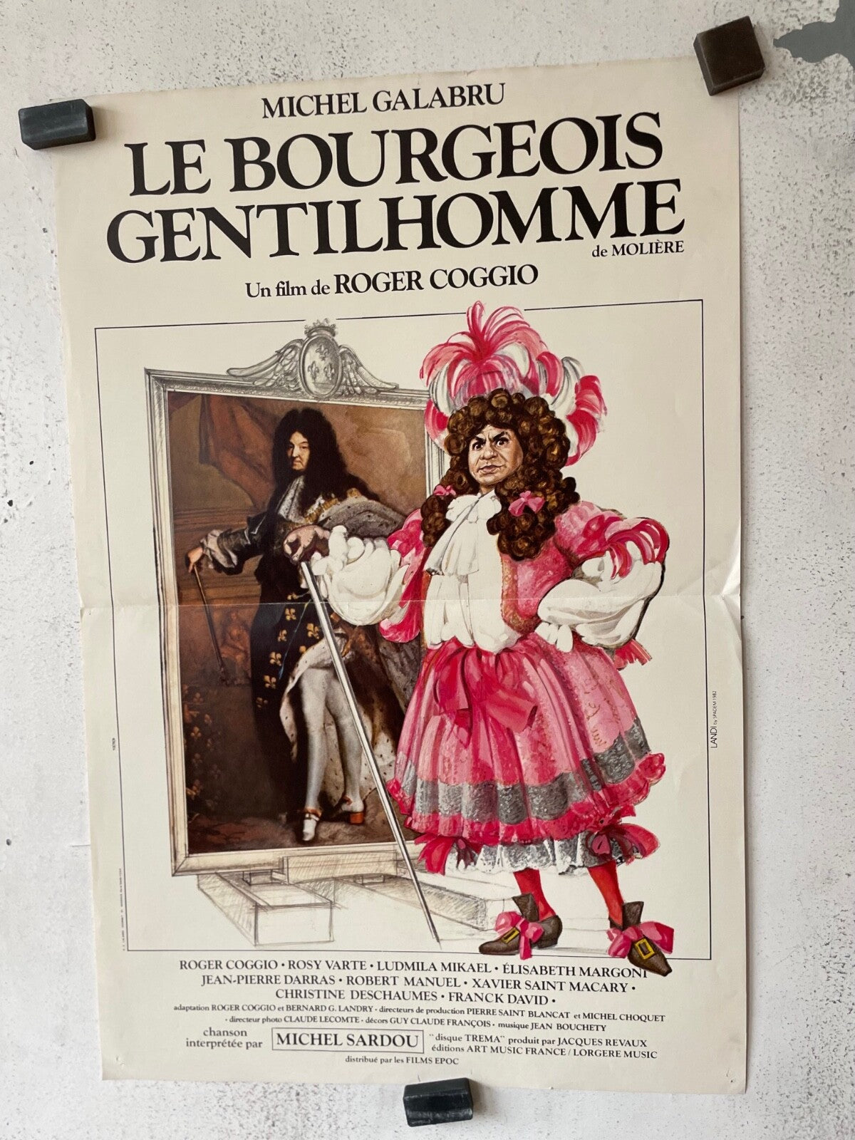 LE BOURGEOIS GENTILHOMME ORIGINAL 40x60 MICHEL GALABRU