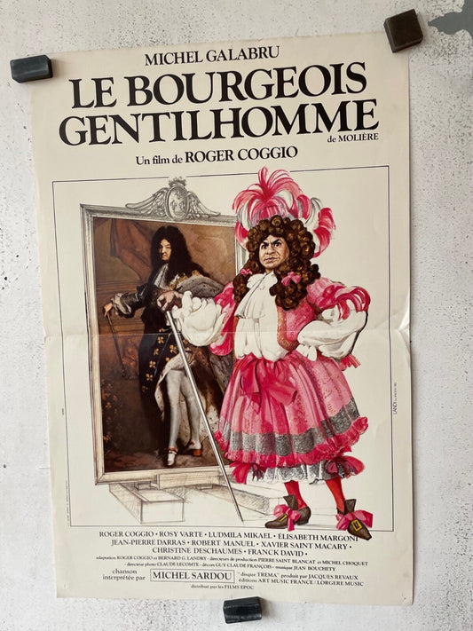 LE BOURGEOIS GENTILHOMME ORIGINAL 40x60 MICHEL GALABRU